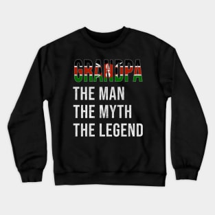 Grand Father Kenyan Grandpa The Man The Myth The Legend - Gift for Kenyan Dad With Roots From  Kenya Crewneck Sweatshirt